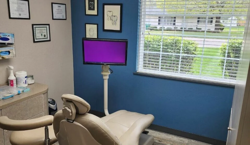 exam room at New Castle dental office Parkview Family Dentistry
