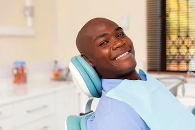 Parkview Family Dentistry patient smiling after getting his teeth cleaned
